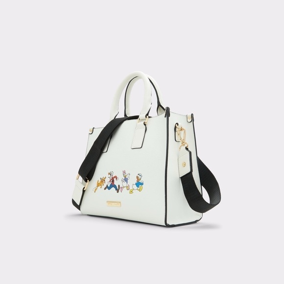 DISNEY X ALDO 100 Mickey & Minnie Handbag and Disney MULTI CHARACTER  Crossbody - Picture 7 of 14